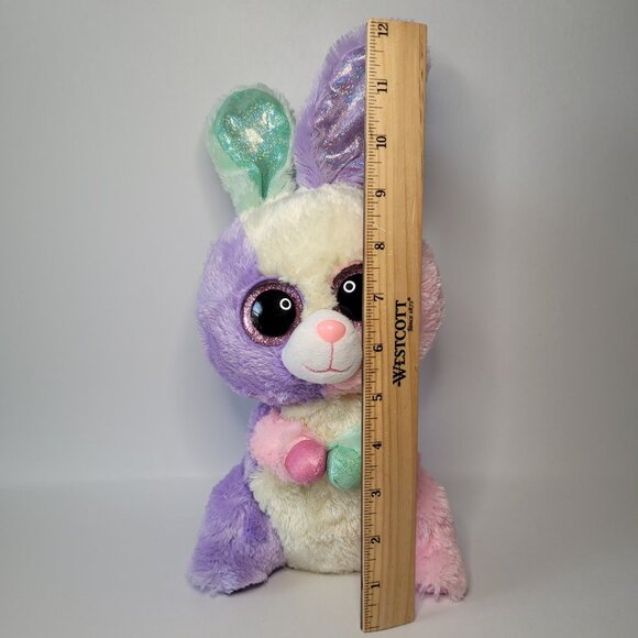 Ty Beanie Boos Plush Animal Set of 3 Ellie Elephant Bloomy Rabbit Tiggy Tiger - Picture 6 of 16